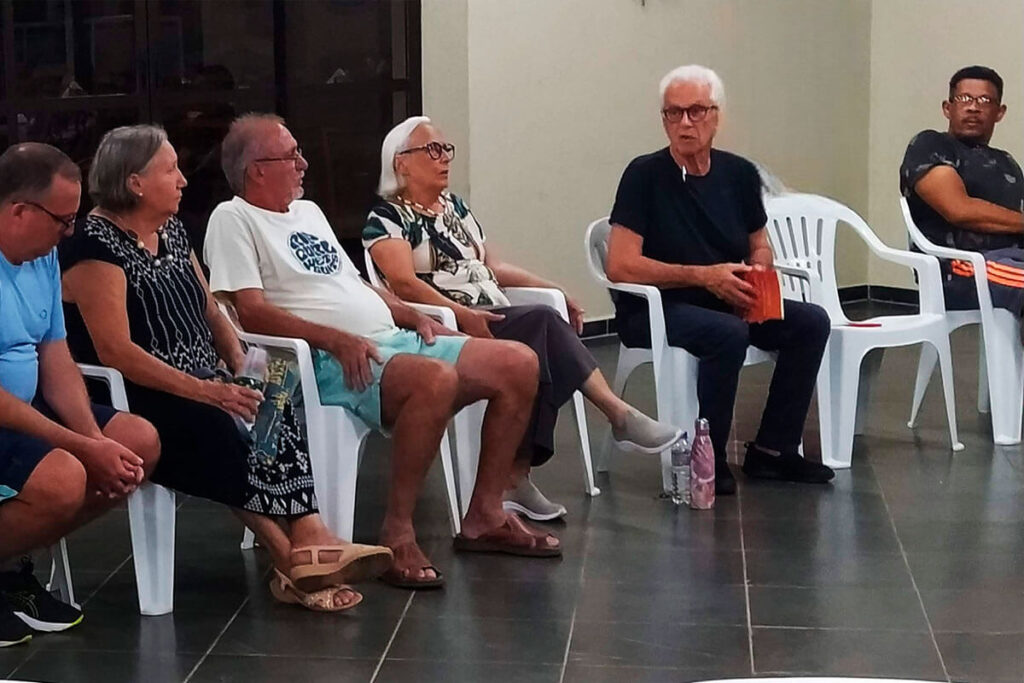 Roda de conversa em Águas de São Pedro, janeiro de 2025